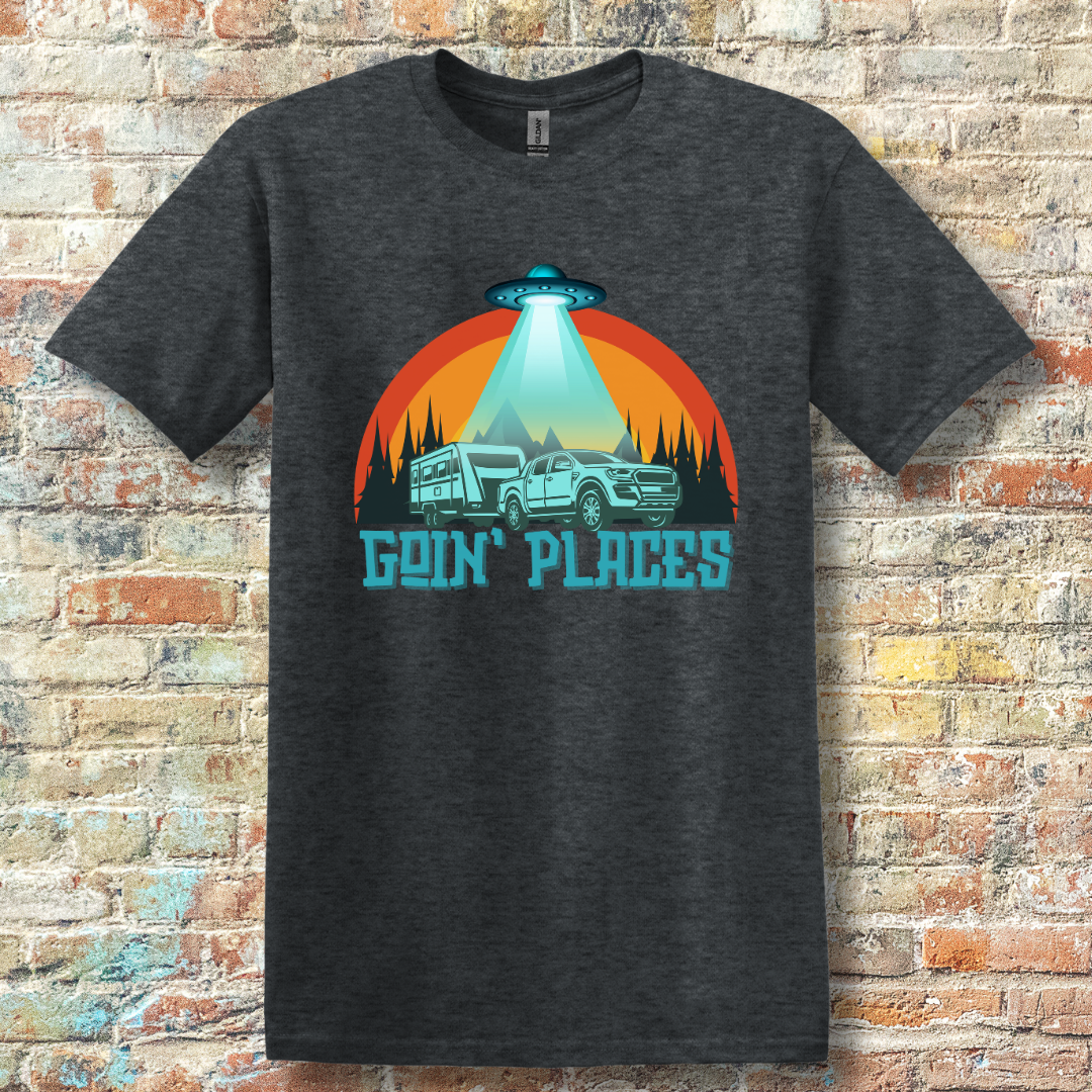 This is image of  Goin Places T-Shirt version 9