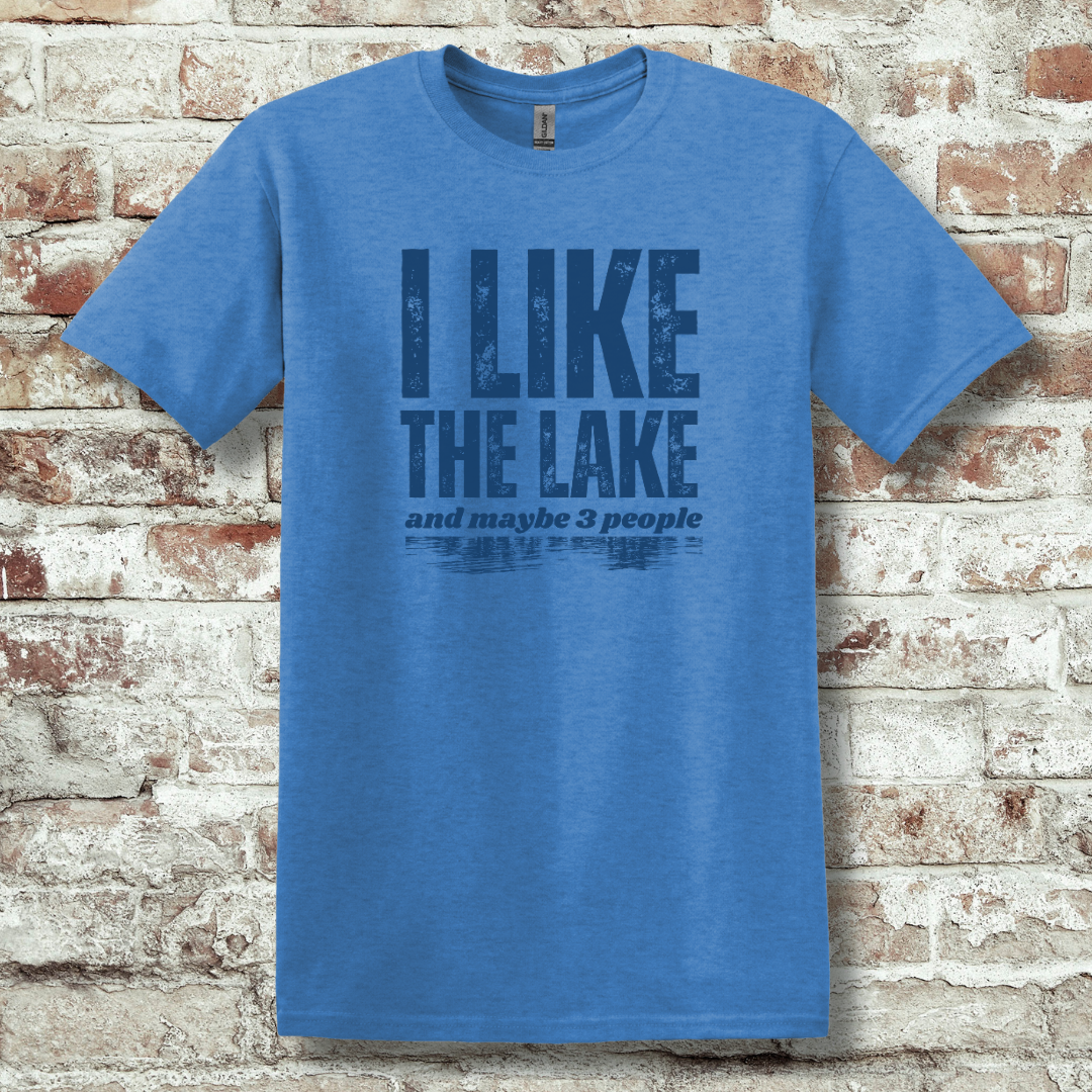 This is image of  I Like the Lake T-Shirt version 2