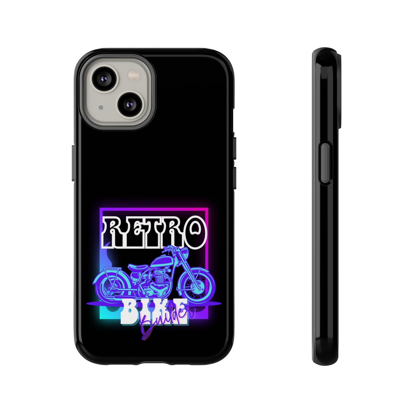 Cell Phone Case | Retro Bike Builder | For iPhone, Samsung Galaxy, and Google Pixel