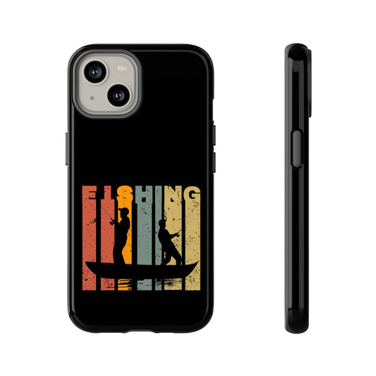 Cell Phone Case | Fishing Grunge | For iPhone, Samsung Galaxy, and Google Pixel