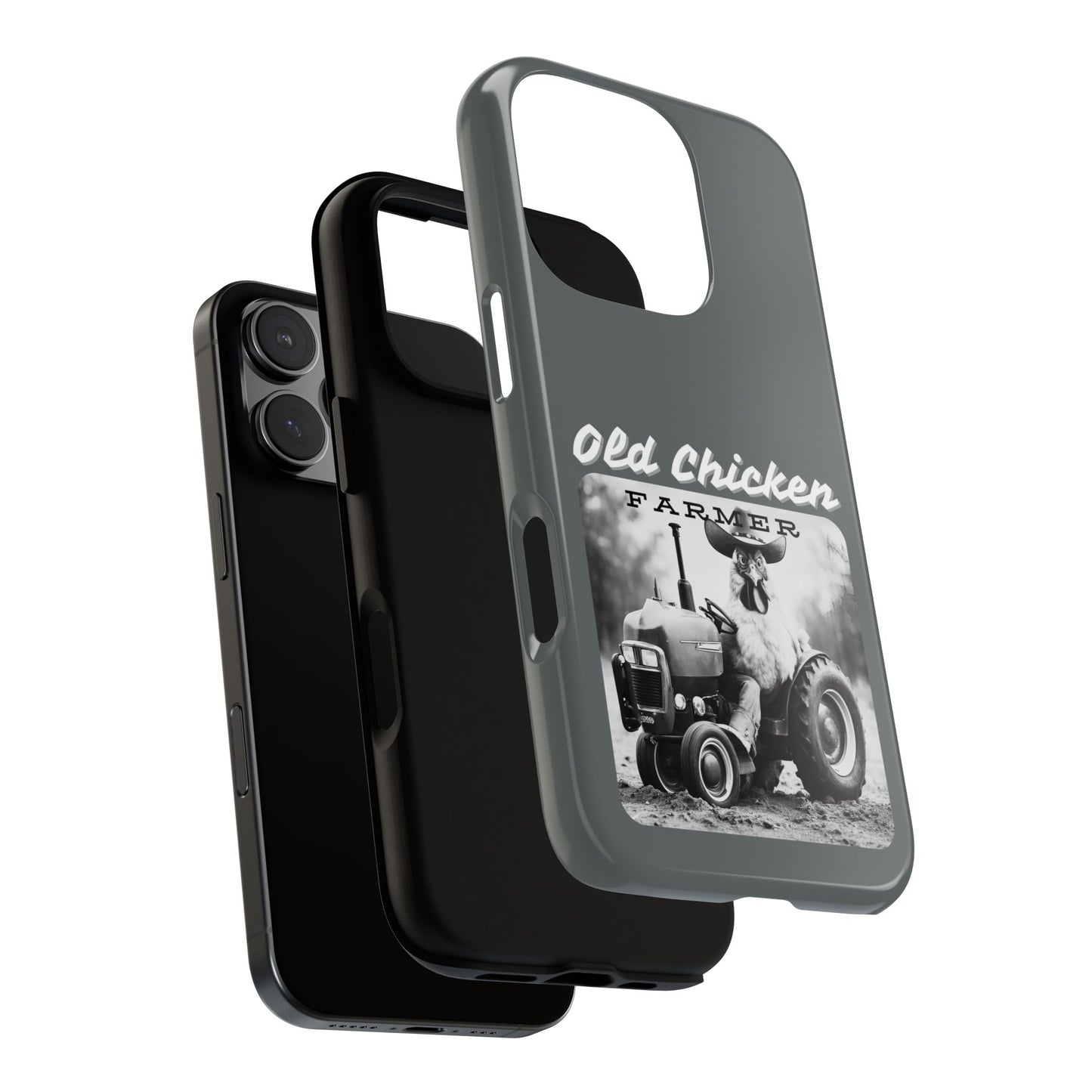 Cell Phone Case | Old Chicken Farmer | For iPhone, Samsung Galaxy, and Google Pixel