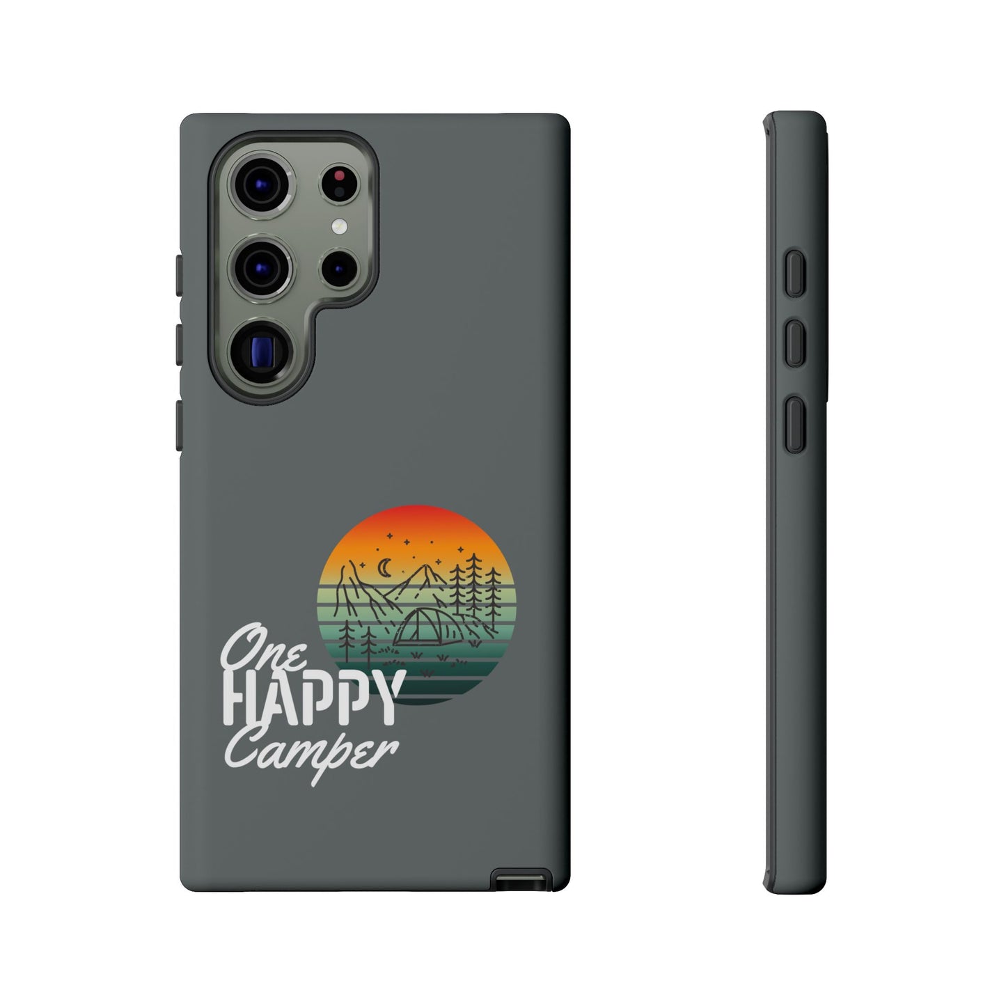 Cell Phone Case | One Happy Camper | For iPhone, Samsung Galaxy, and Google Pixel