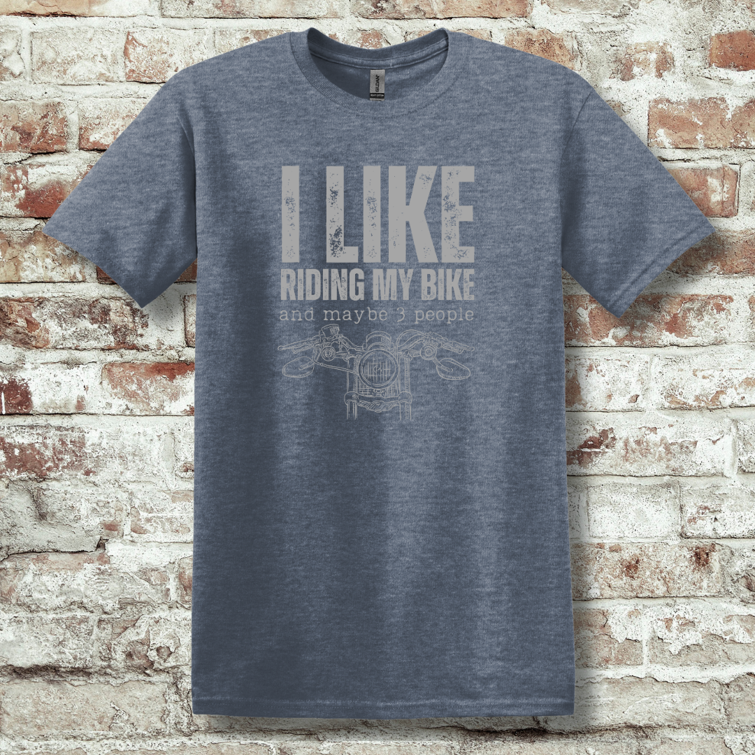 This is image of  I Like Riding My Bike T-Shirt version 5