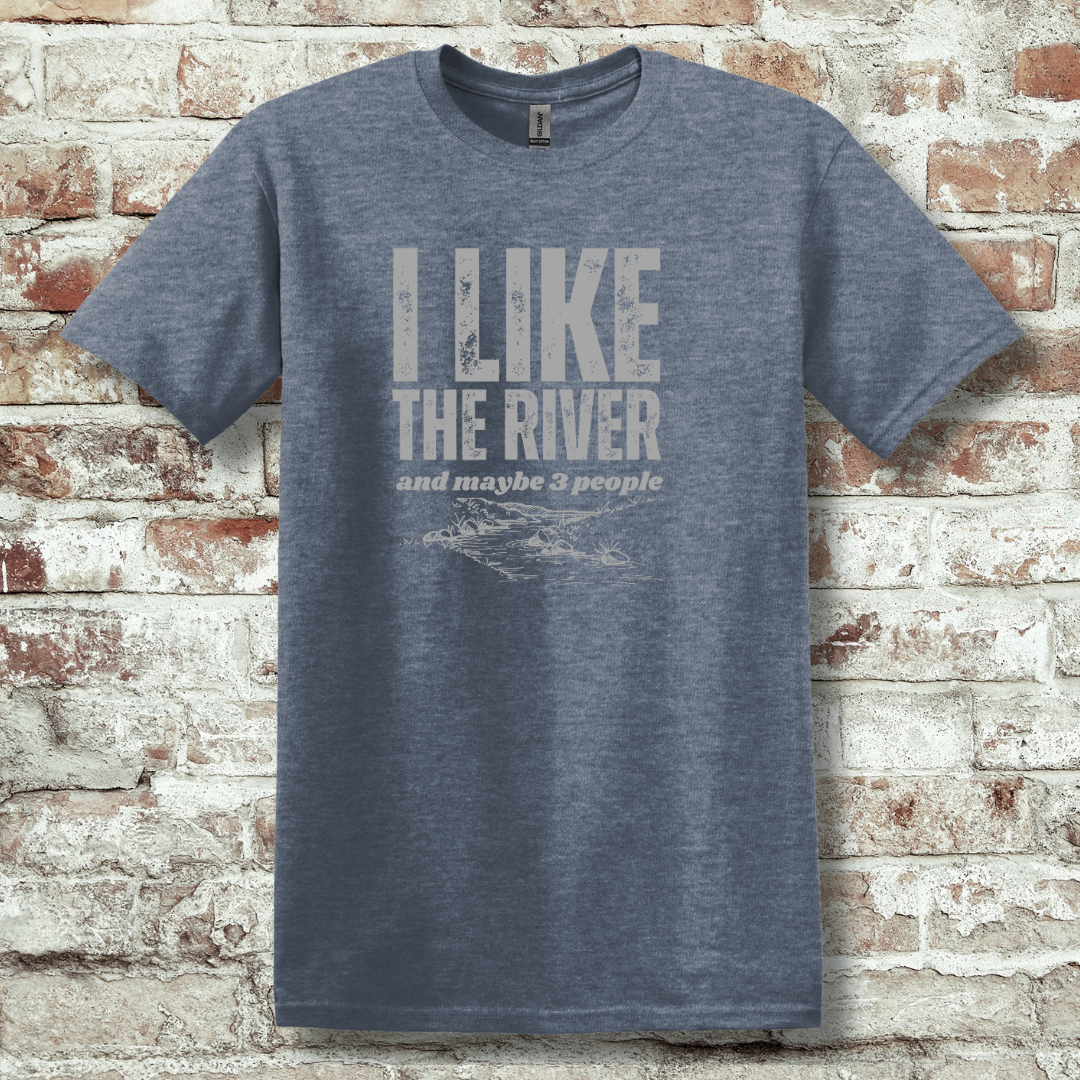 This is image of  I Like the River T-Shirt version 11