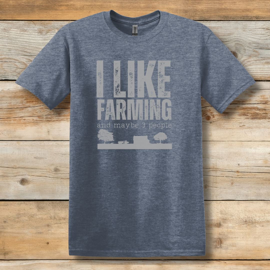This is image of  I Like Farming T-Shirt version 3
