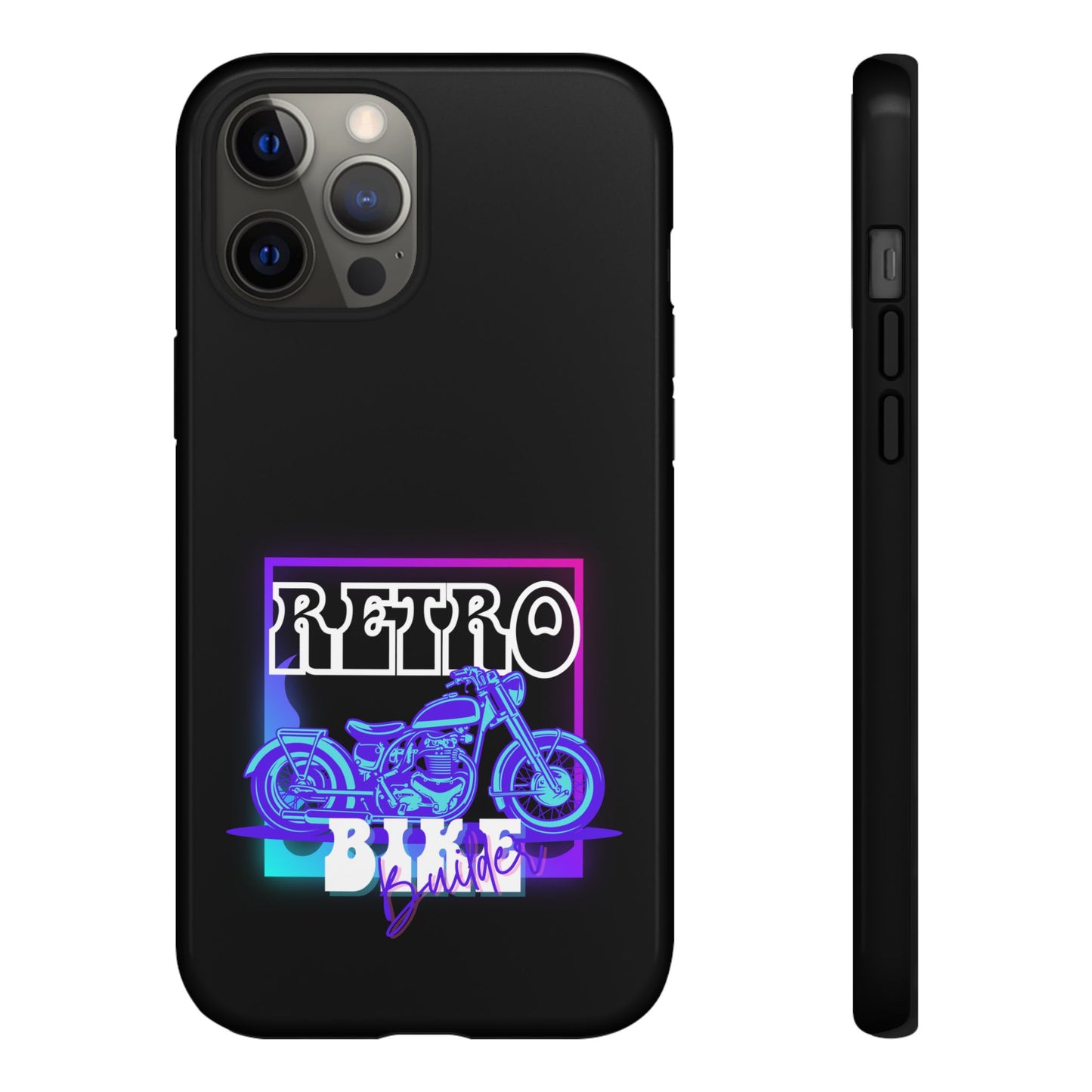 Cell Phone Case | Retro Bike Builder | For iPhone, Samsung Galaxy, and Google Pixel