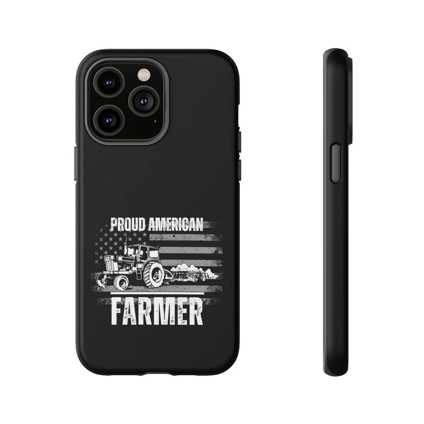Cell Phone Case | Proud American Farmer | For iPhone, Samsung Galaxy, and Google Pixel