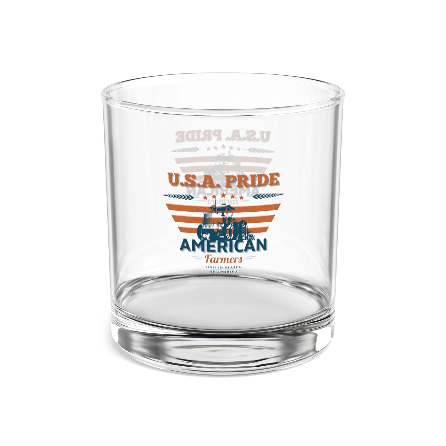 Rocks Glass, 10oz - USA Pride American Farmers