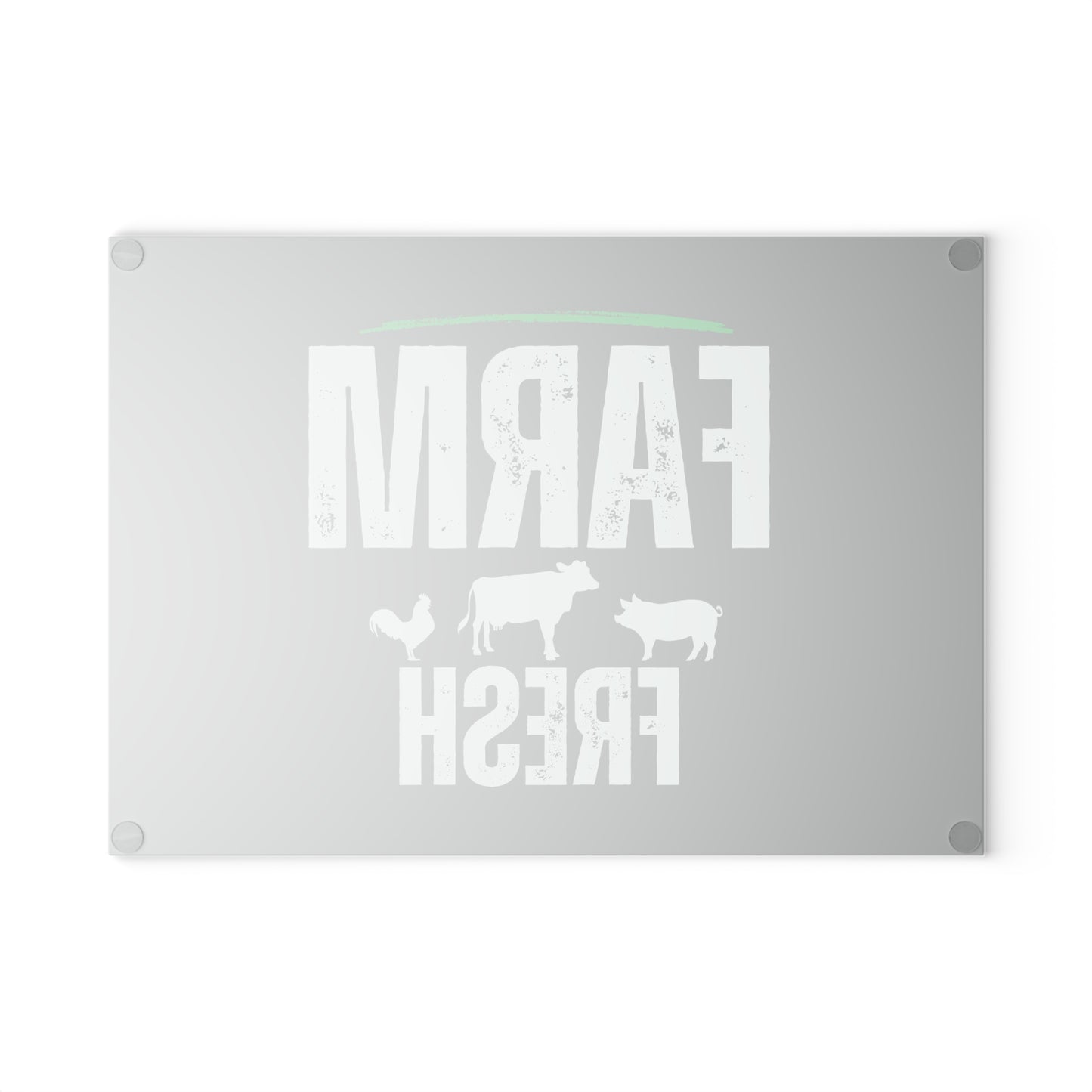 Glass Cutting Board - Farm Fresh