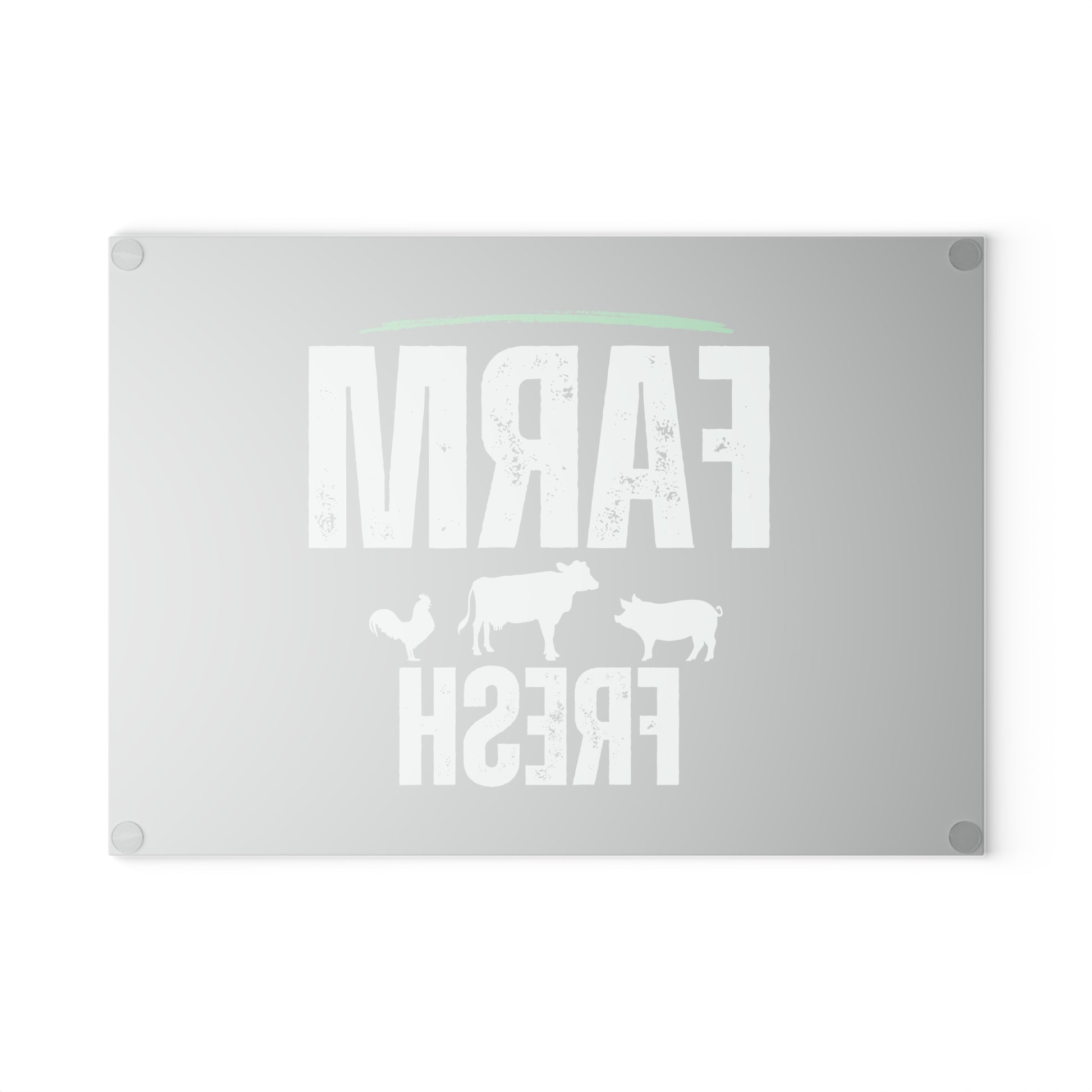 Glass Cutting Board - Farm Fresh