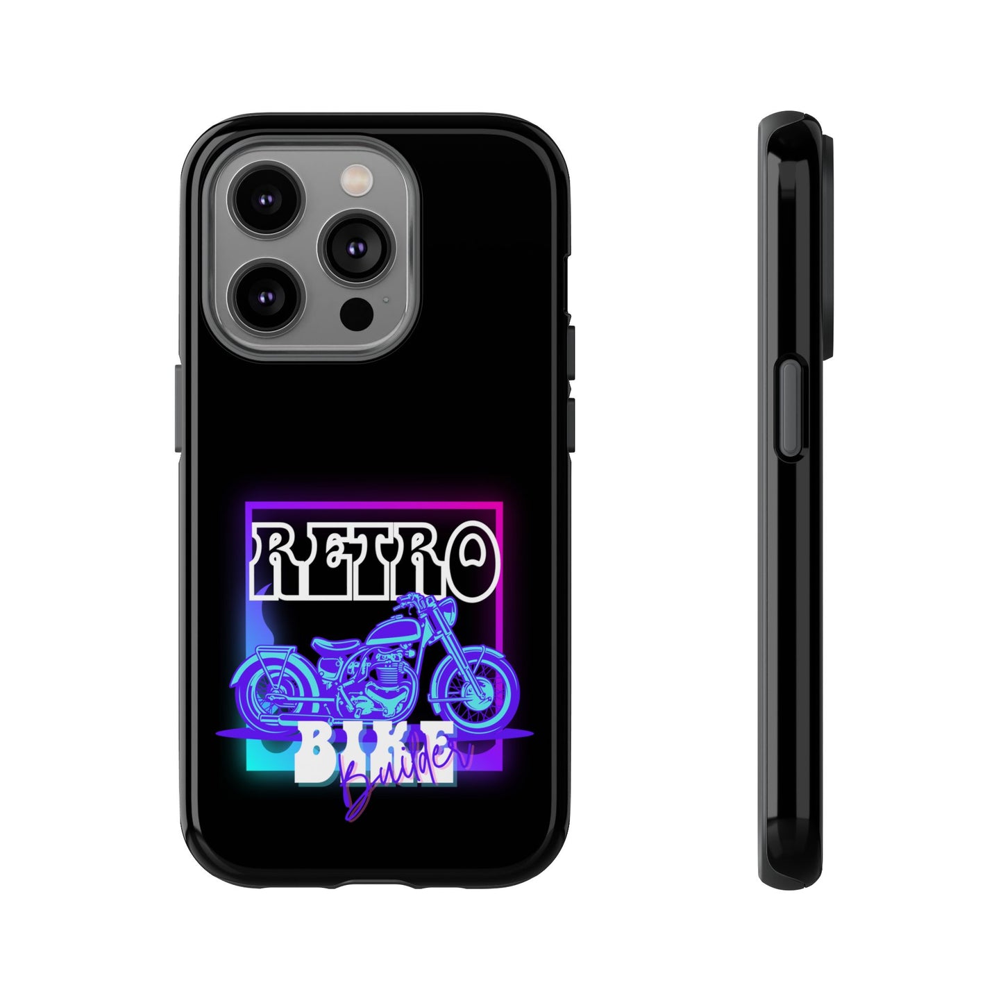 Cell Phone Case | Retro Bike Builder | For iPhone, Samsung Galaxy, and Google Pixel
