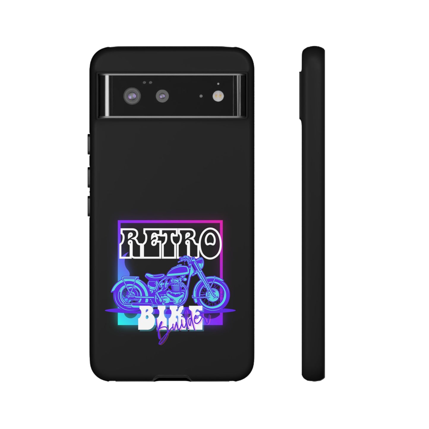 Cell Phone Case | Retro Bike Builder | For iPhone, Samsung Galaxy, and Google Pixel