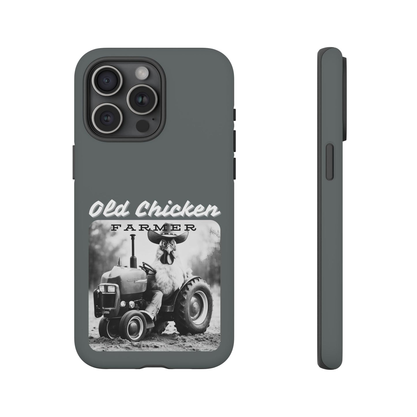 Cell Phone Case | Old Chicken Farmer | For iPhone, Samsung Galaxy, and Google Pixel