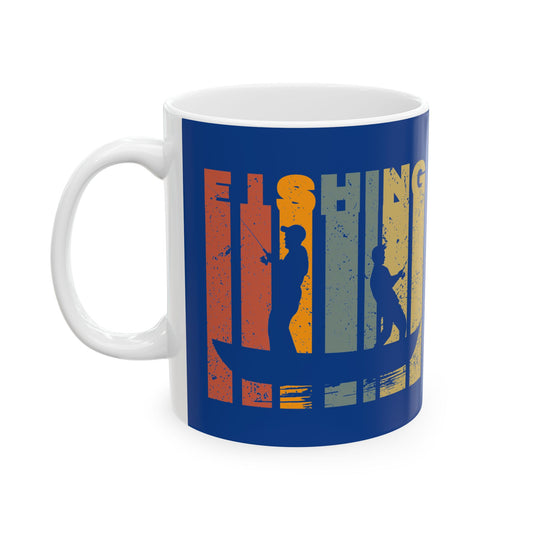 Coffee Mug - Fishing Grunge