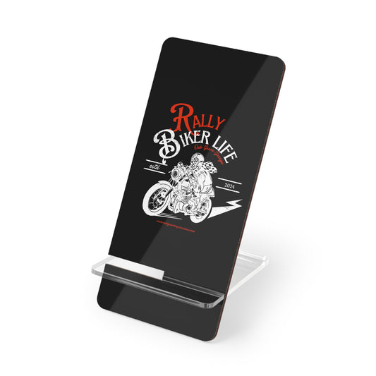 Rally Biker Life, Cell Phone Stand for Desk or Nightstand