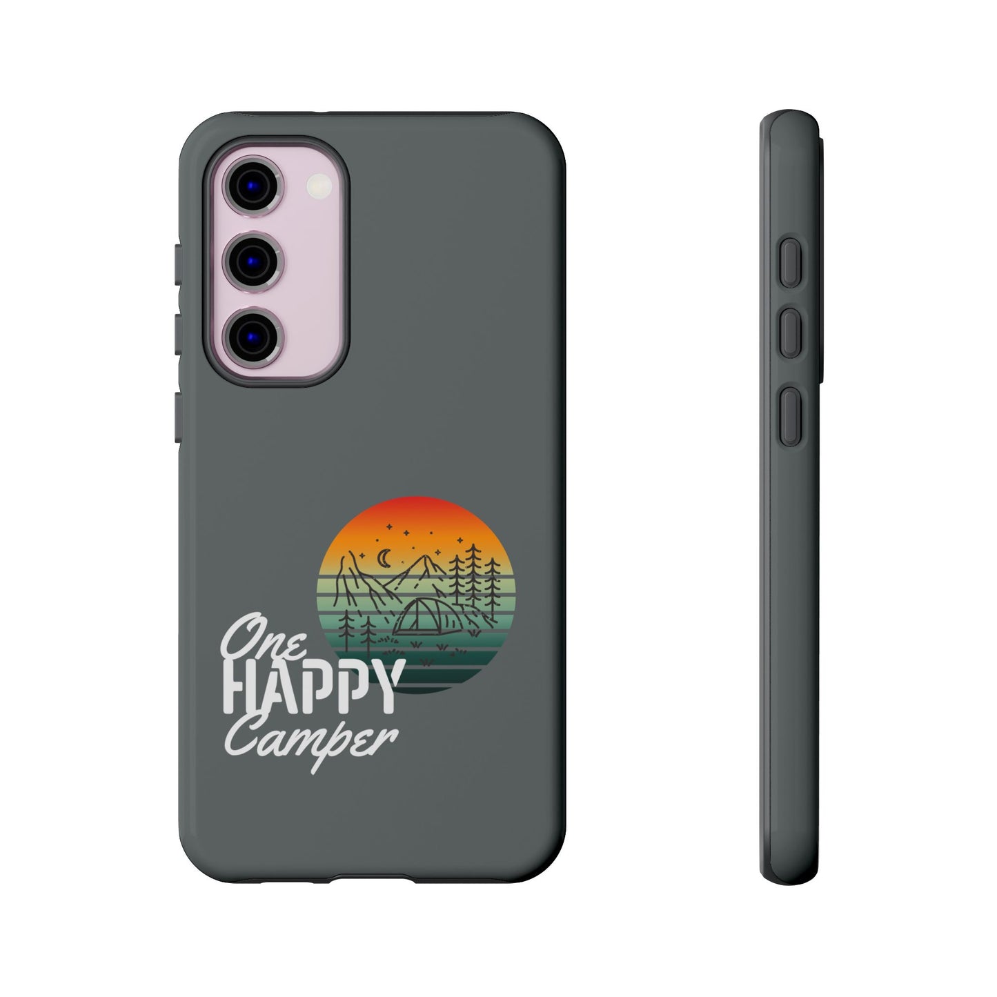Cell Phone Case | One Happy Camper | For iPhone, Samsung Galaxy, and Google Pixel