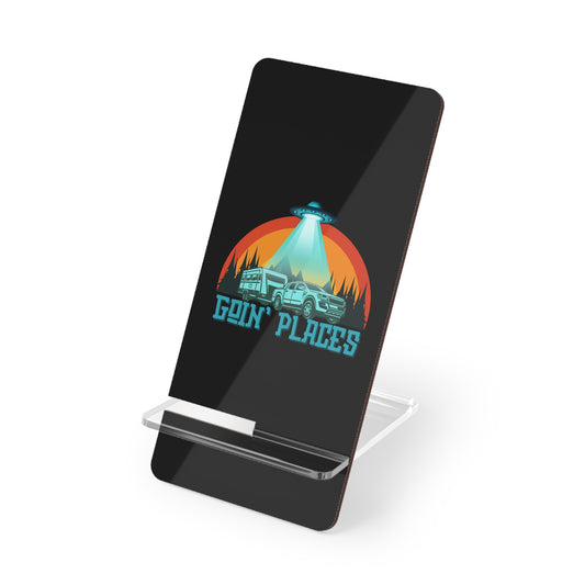 Goin Places, Cell Phone Stand for Desk or Nightstand