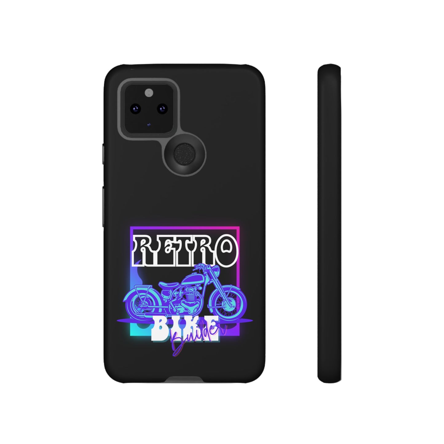 Cell Phone Case | Retro Bike Builder | For iPhone, Samsung Galaxy, and Google Pixel