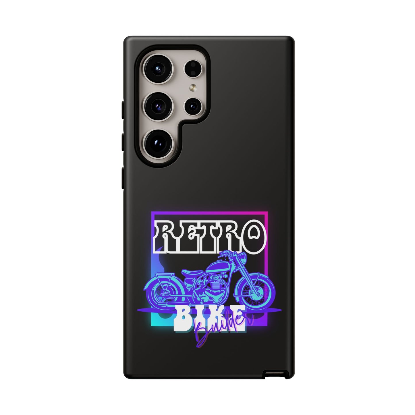 Cell Phone Case | Retro Bike Builder | For iPhone, Samsung Galaxy, and Google Pixel