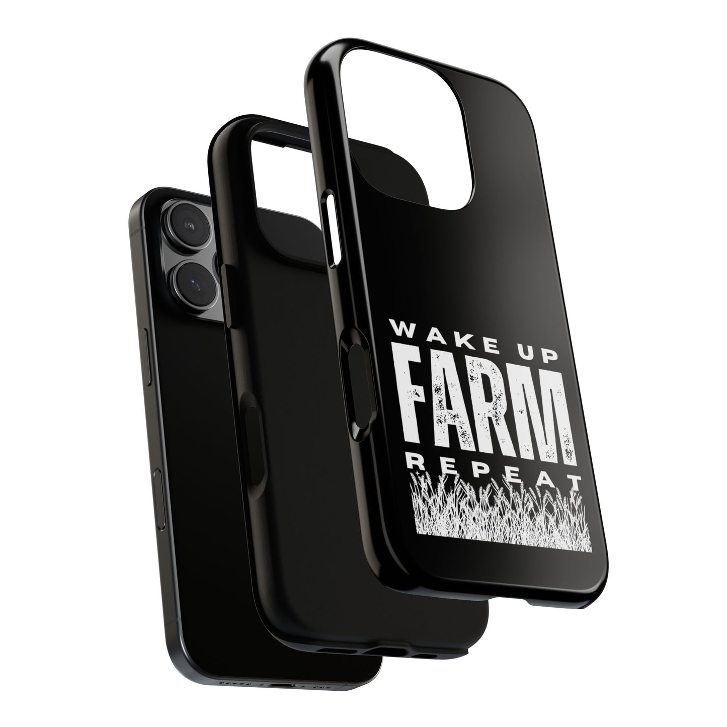Cell Phone Case | Wake Up Farm Repeat | For iPhone, Samsung Galaxy, and Google Pixel