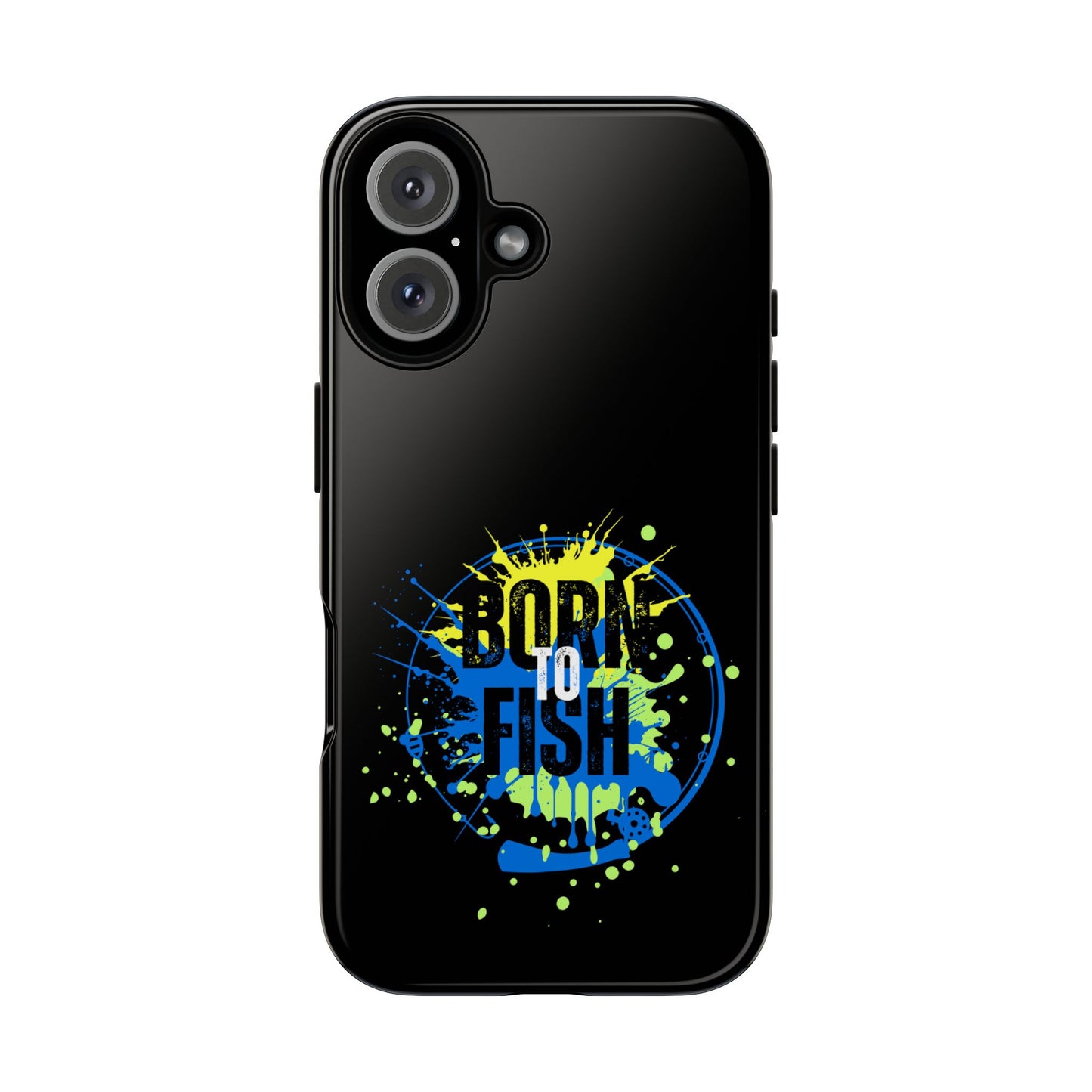 Cell Phone Case | Born to Fish | For iPhone, Samsung Galaxy, and Google Pixel
