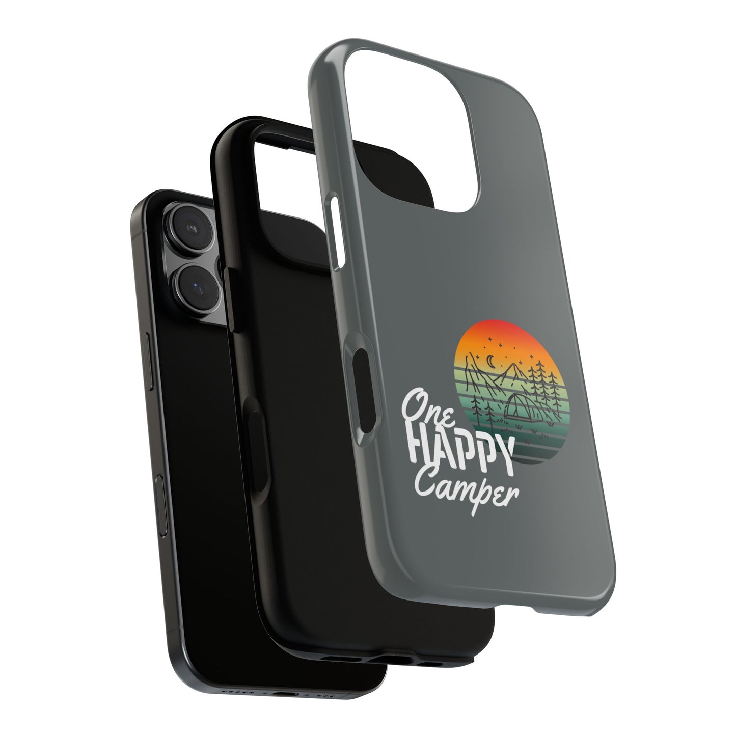 Cell Phone Case | One Happy Camper | For iPhone, Samsung Galaxy, and Google Pixel