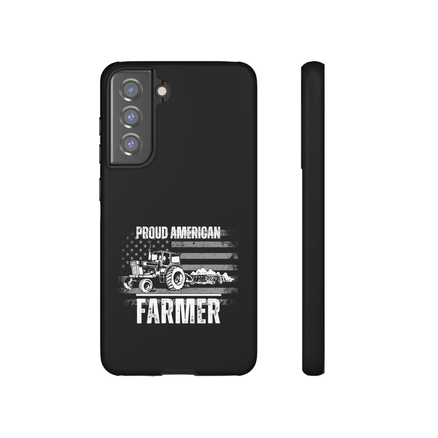Cell Phone Case | Proud American Farmer | For iPhone, Samsung Galaxy, and Google Pixel