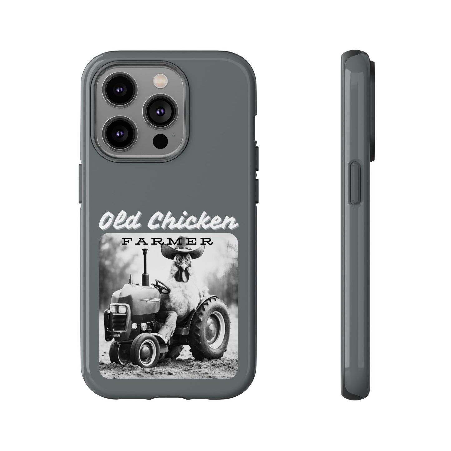 Cell Phone Case | Old Chicken Farmer | For iPhone, Samsung Galaxy, and Google Pixel