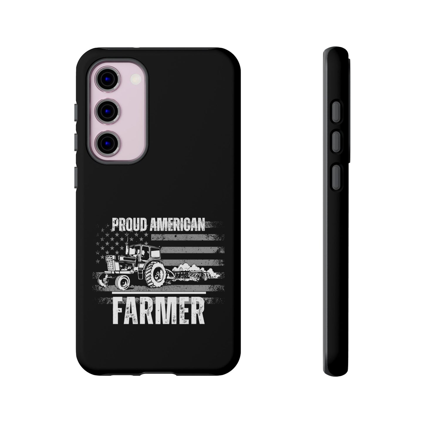 Cell Phone Case | Proud American Farmer | For iPhone, Samsung Galaxy, and Google Pixel