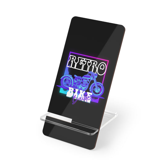 Retro Bike Builder, Cell Phone Stand for Desk or Nightstand