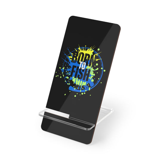 Born To Fish, Cell Phone Stand for Desk or Nightstand