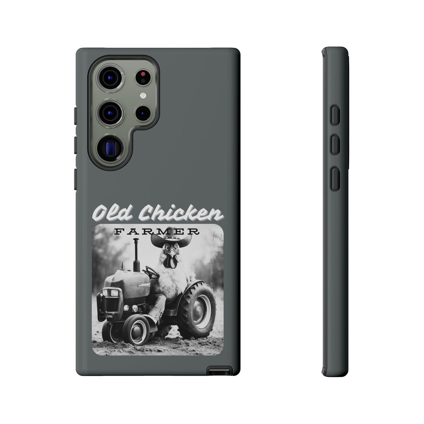 Cell Phone Case | Old Chicken Farmer | For iPhone, Samsung Galaxy, and Google Pixel