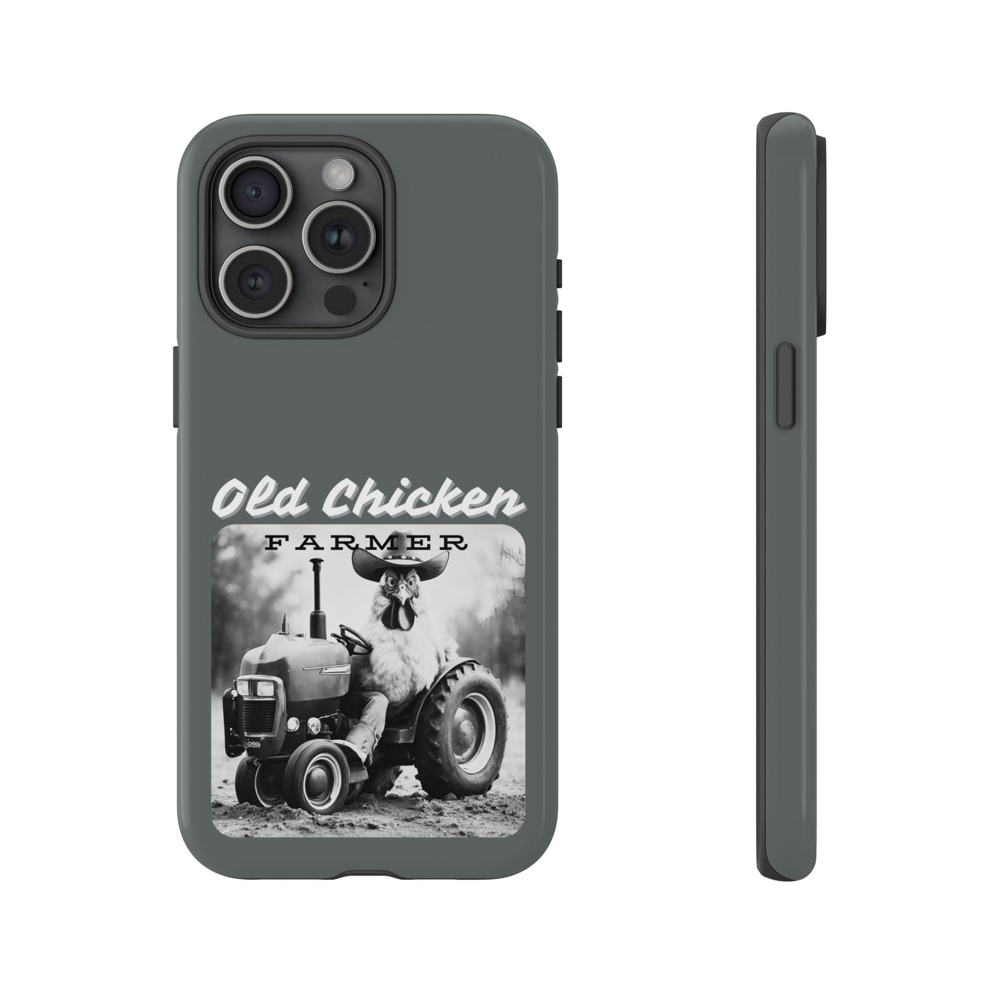 Cell Phone Case | Old Chicken Farmer | For iPhone, Samsung Galaxy, and Google Pixel