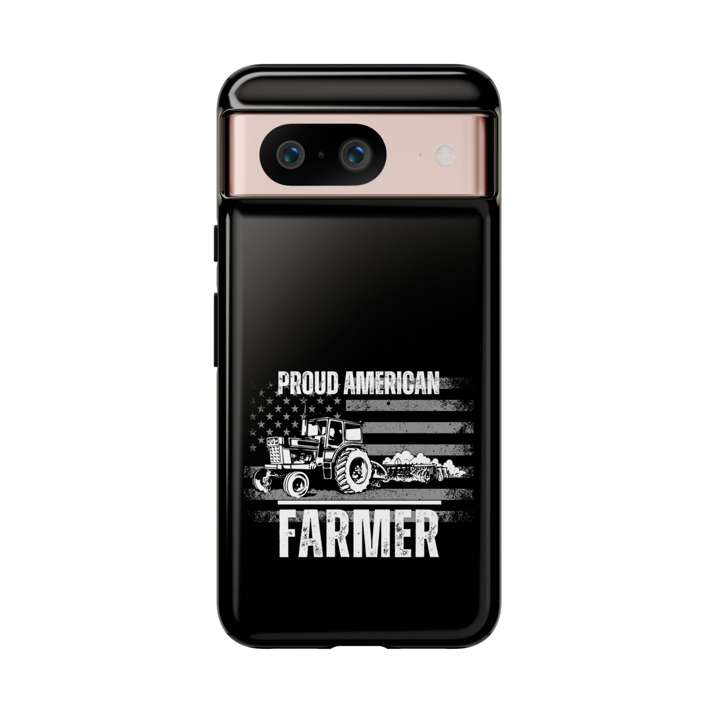 Cell Phone Case | Proud American Farmer | For iPhone, Samsung Galaxy, and Google Pixel
