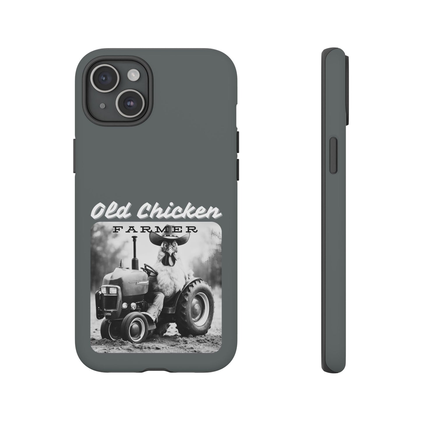 Cell Phone Case | Old Chicken Farmer | For iPhone, Samsung Galaxy, and Google Pixel