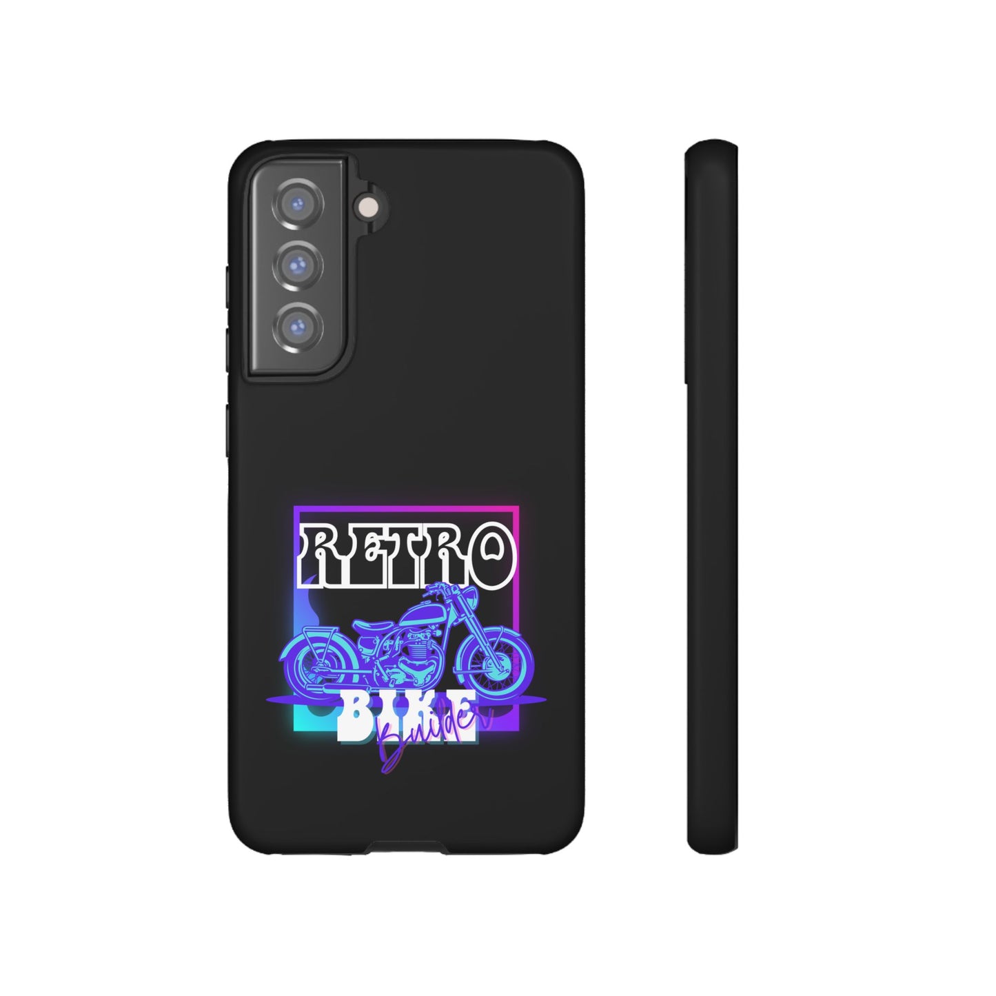 Cell Phone Case | Retro Bike Builder | For iPhone, Samsung Galaxy, and Google Pixel
