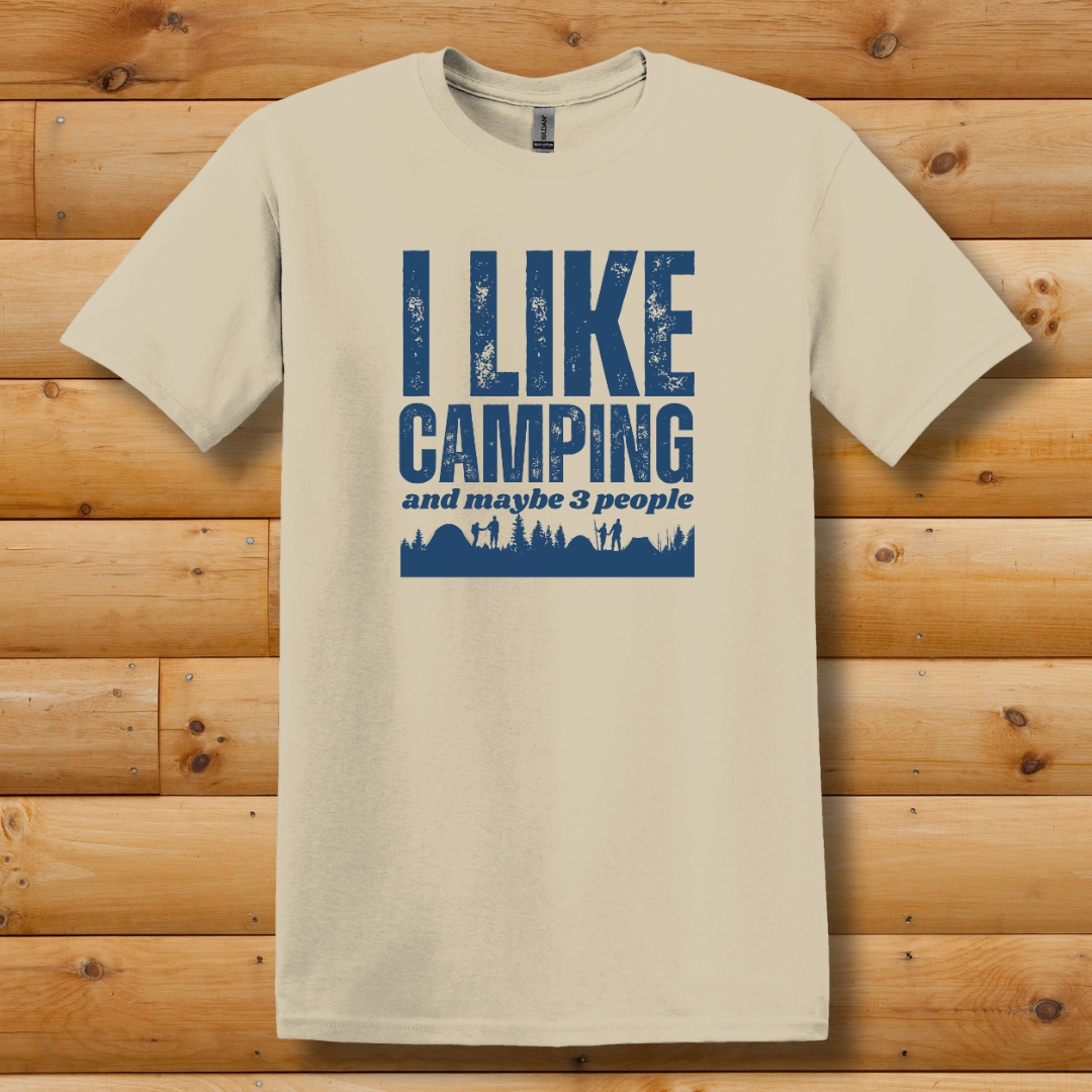 This is image of  I Like Camping T-Shirt version 4
