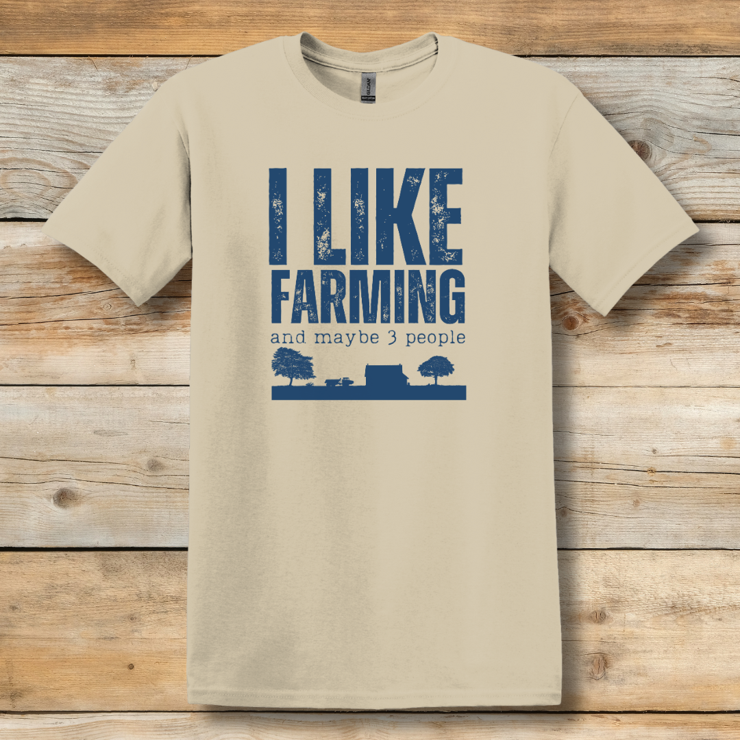 This is image of  I Like Farming T-Shirt version 6