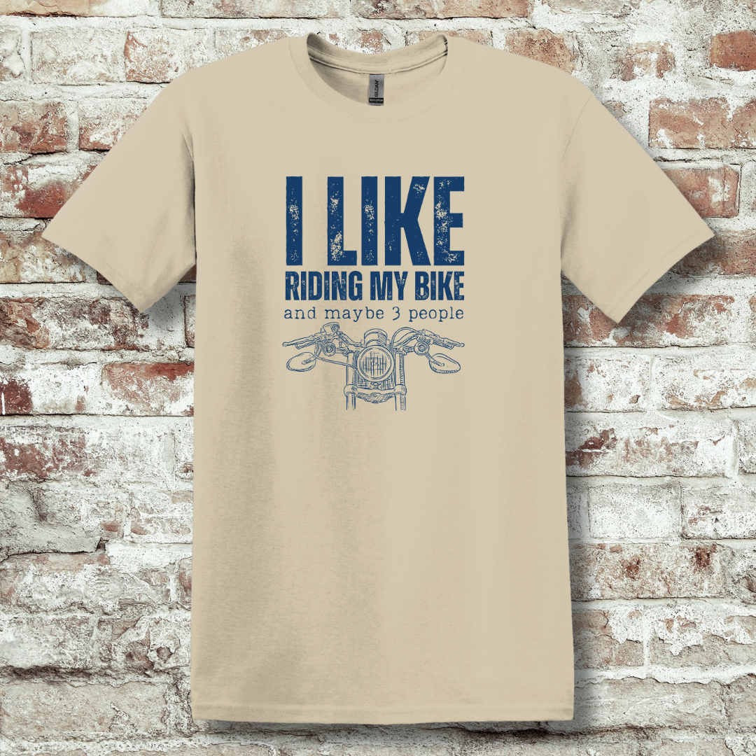 This is image of  I Like Riding My Bike T-Shirt version 8
