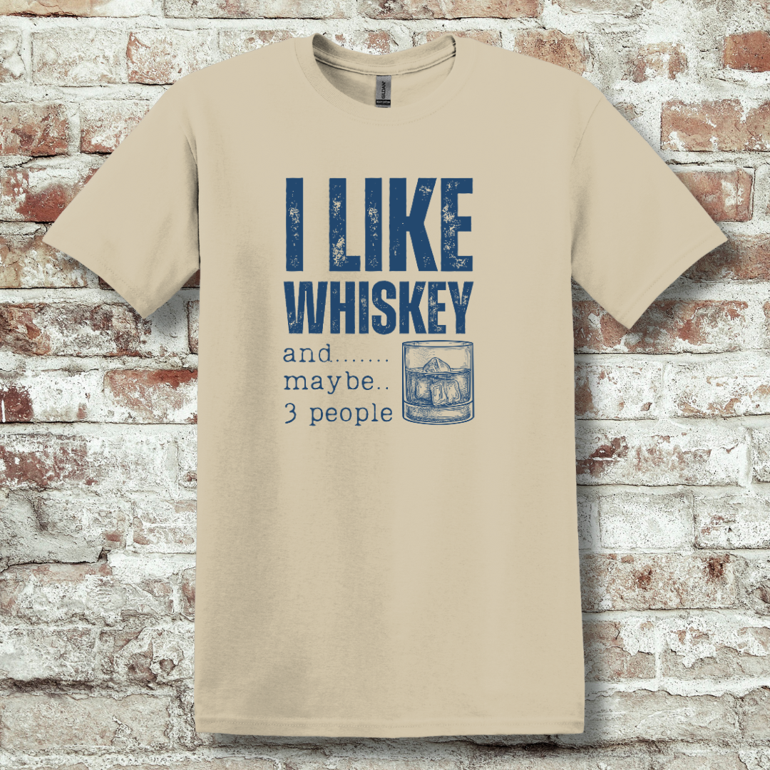 This is image of  I Like Whiskey T-Shirt version 7