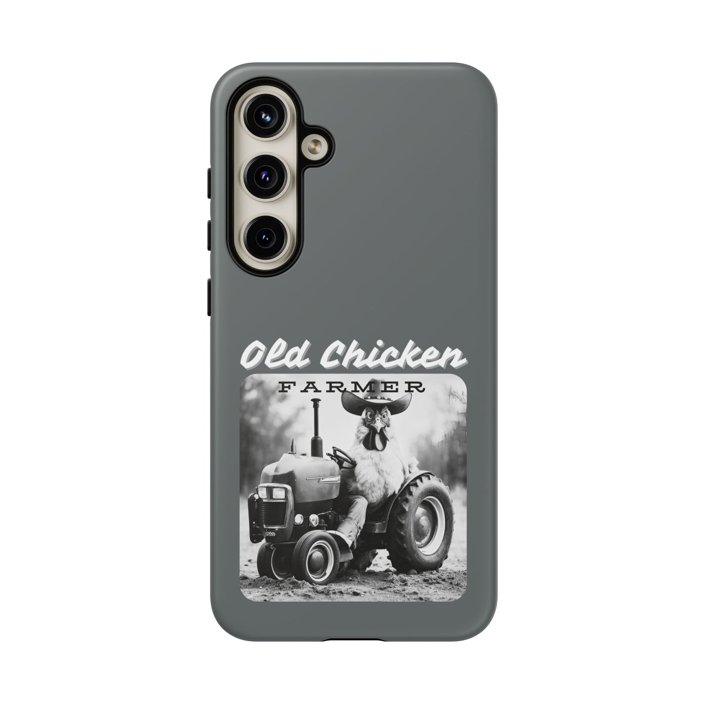 Cell Phone Case | Old Chicken Farmer | For iPhone, Samsung Galaxy, and Google Pixel