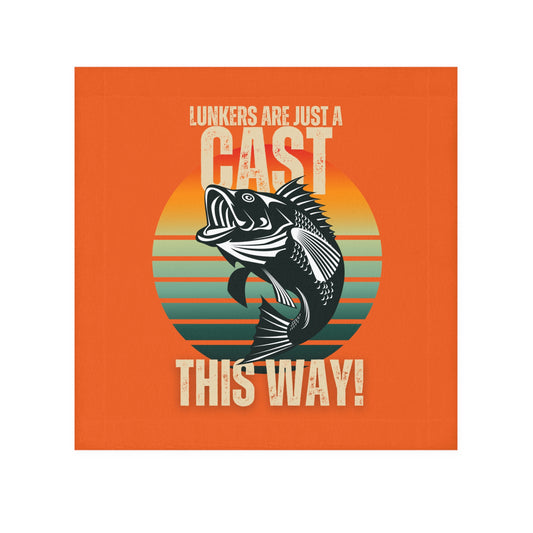 Face Towel - Lunkers are Just a Cast This Way