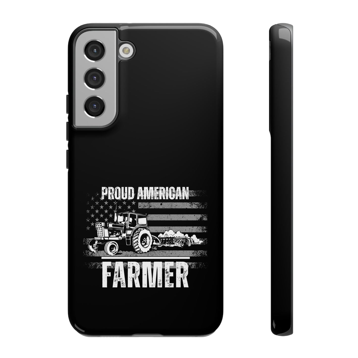Cell Phone Case | Proud American Farmer | For iPhone, Samsung Galaxy, and Google Pixel