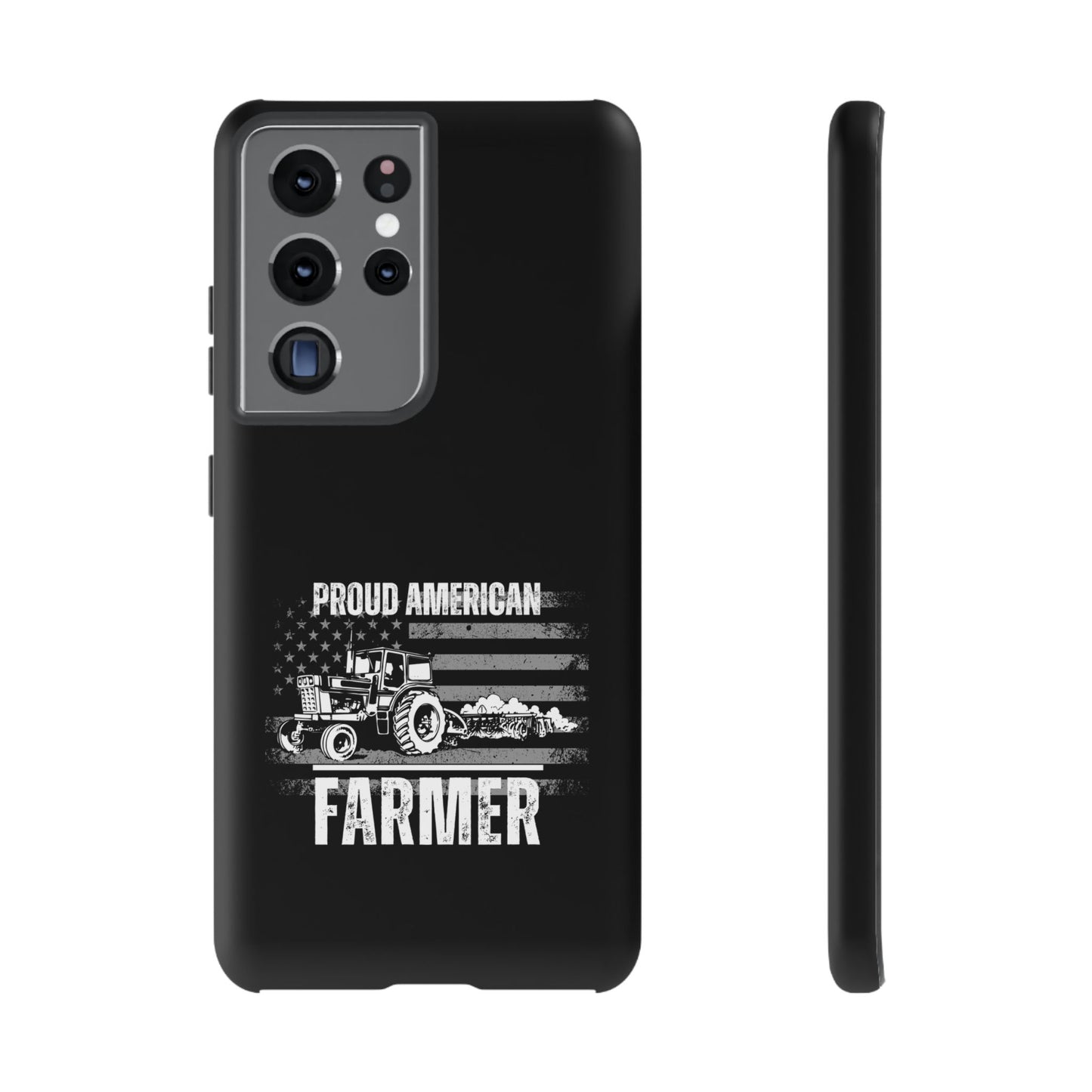 Cell Phone Case | Proud American Farmer | For iPhone, Samsung Galaxy, and Google Pixel