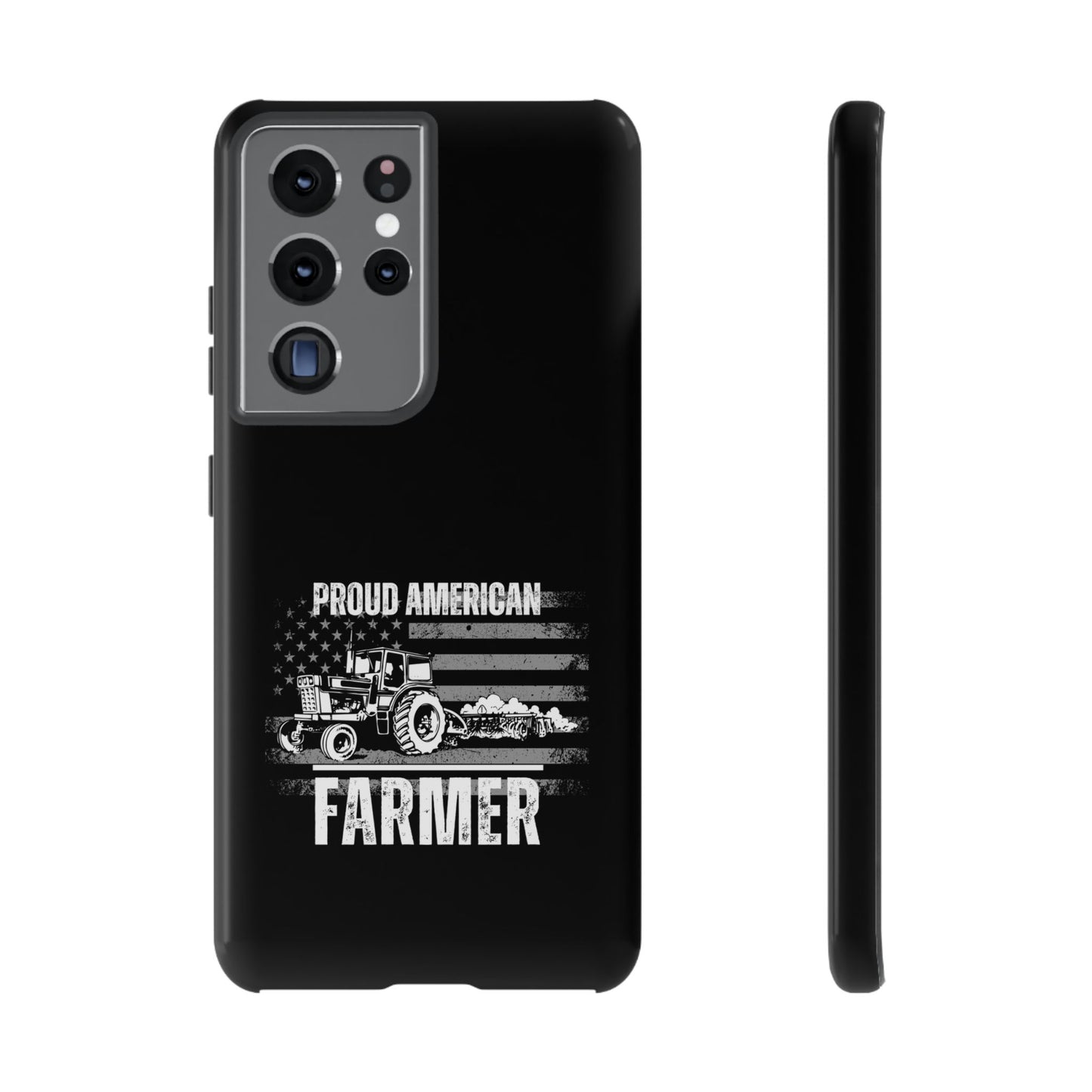 Cell Phone Case | Proud American Farmer | For iPhone, Samsung Galaxy, and Google Pixel