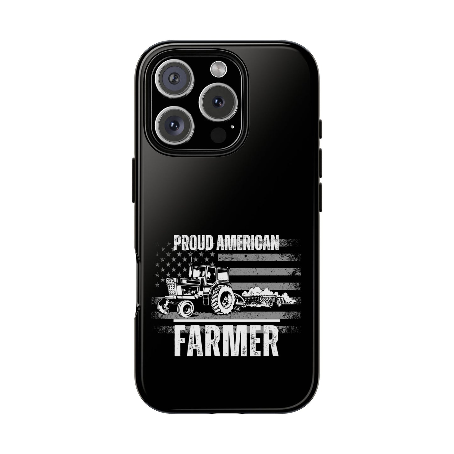 Cell Phone Case | Proud American Farmer | For iPhone, Samsung Galaxy, and Google Pixel