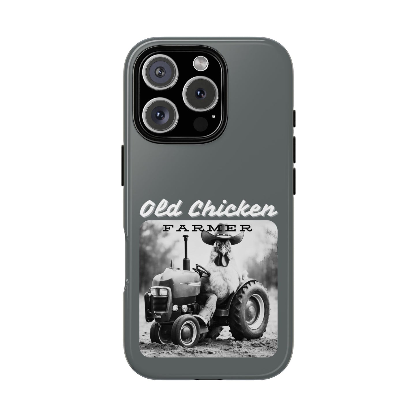 Cell Phone Case | Old Chicken Farmer | For iPhone, Samsung Galaxy, and Google Pixel
