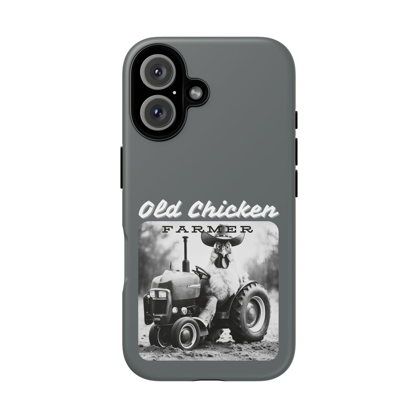 Cell Phone Case | Old Chicken Farmer | For iPhone, Samsung Galaxy, and Google Pixel