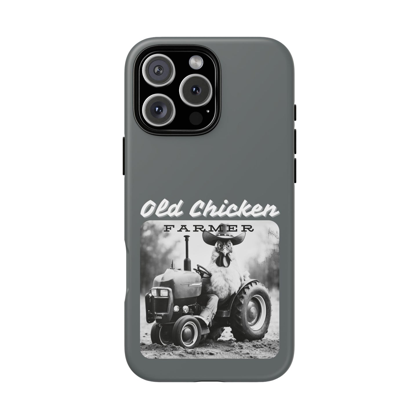 Cell Phone Case | Old Chicken Farmer | For iPhone, Samsung Galaxy, and Google Pixel