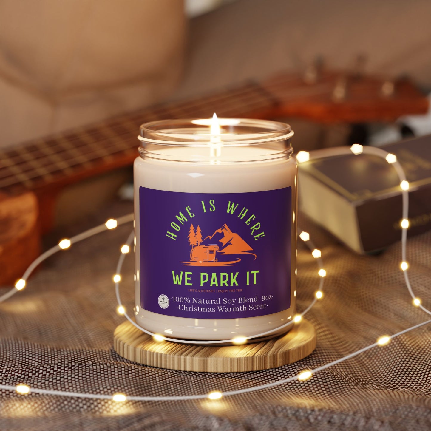 Scented Soy Candle, 9oz - Home is Where We Park It
